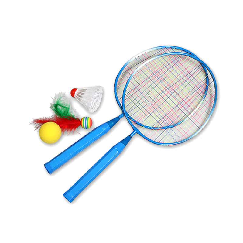 1 Pair Youth Children's Badminton Rackets Sports Cartoon Suit Toy 
