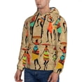 thumbnail image 3 of Salouo Dancing African Women Pattern Men's Fall Hoodie Sweatshirt,Sport Hoodie with Pockets for Men Pullover Casual Hooded Sweatshirt-3X-Large, 3 of 7