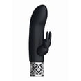thumbnail image 3 of Shots Royal Gems Dazzling Rechargeable Silicone Miniature Rabbit Vibrator Black, 3 of 3