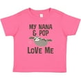 thumbnail image 3 of Inktastic Nana and Pop Love Me Sloth Girls Baby T-Shirt, 3 of 5