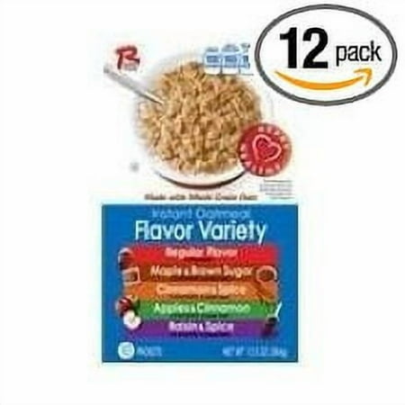 12 PACKS : Ralston Foods Instant Oatmeal Hot Cereal 13.5 Ounce — 12 per case.
