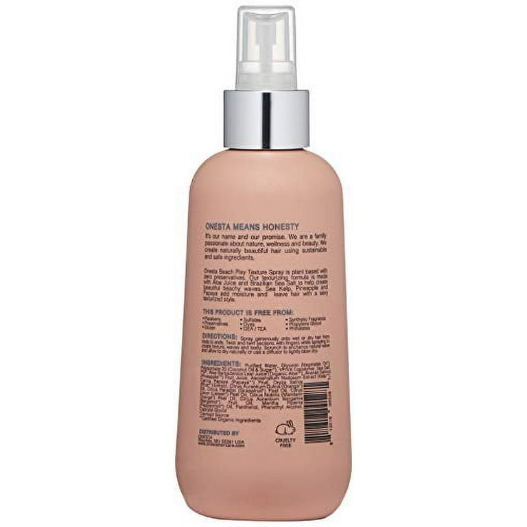 Onesta Hair Scalp Sea Salt Finishing Beach Play Texture Spray 8 oz Walmart