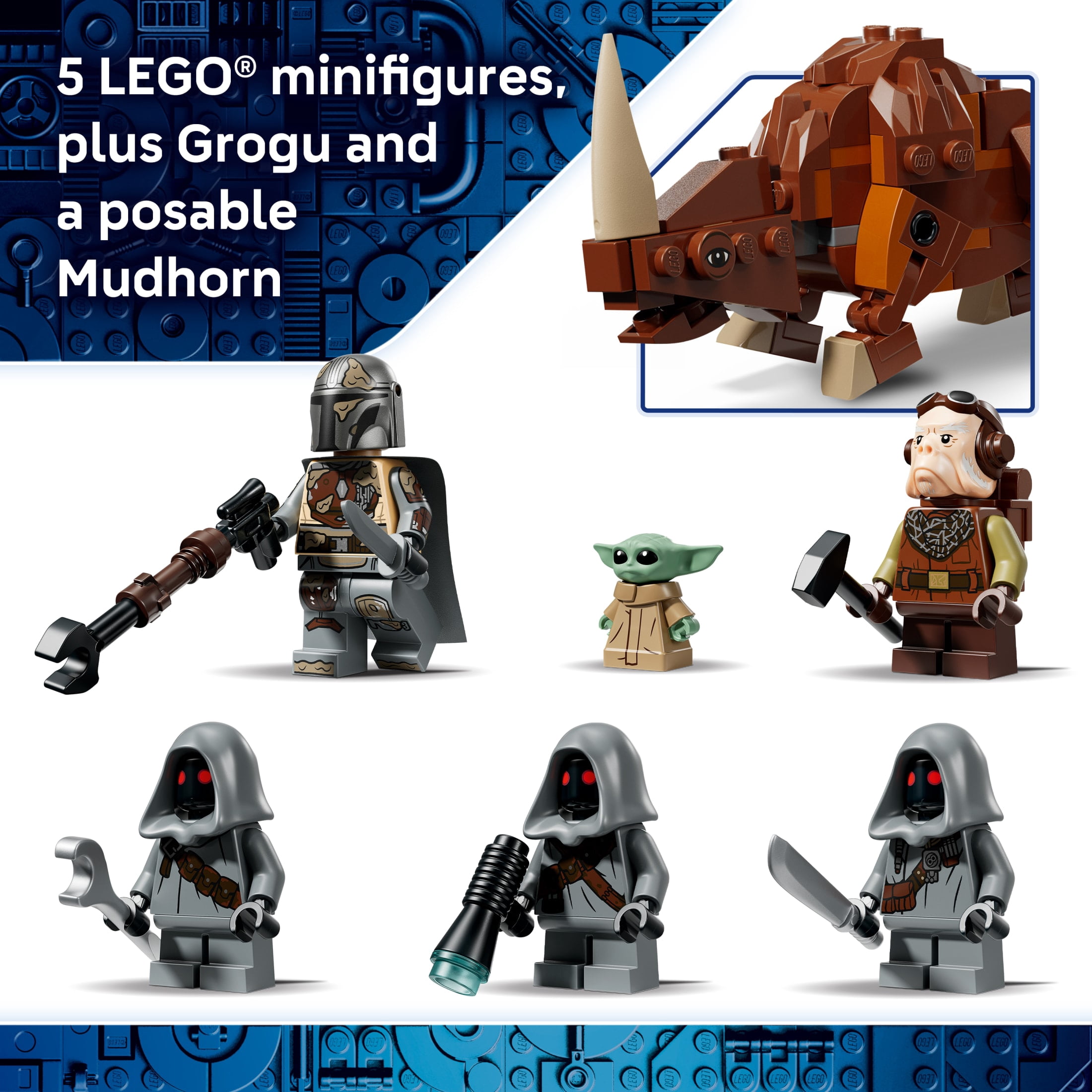 LEGO Star Wars Offworld Sandcrawler and Mudhorn - Building Set for Boys & Girls, Ages 14+ - Star Wars Toy with 5 Minifigures - Gift for Teens - 75453