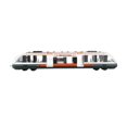 thumbnail image 1 of Alloy Train Toy Push And Go Mechanism Durable ABS Metal Model For Kids 17cm Realistic Detailing In White Red Blue, 1 of 8