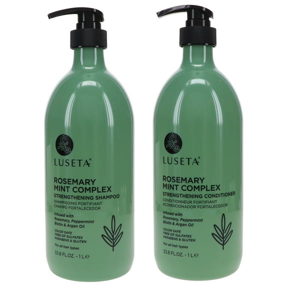 Luseta Rosemary Mint Complex Shampoo 33.8 oz & Rosemary Mint Complex Conditioner 33.8 oz Combo Pack
