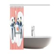 thumbnail image 3 of WOPOP Rock Band Playing MusicShower Curtain Bathroom Decor 66x72 Inch, 3 of 3