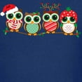 thumbnail image 3 of CafePress - Christmas Owls T Shirt - Dark T-Shirt Kids XS-XL, 3 of 4