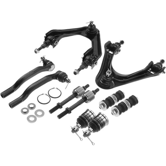 A-Premium 10Pcs Front Suspension Kit, Upper Control Arm w/Ball Joint, Sway Bar Link, Tie Rod End Compatible with Honda Accord 1994-1997, Odyssey 1995-1997 & Acura CL 1997-1999 & Isuzu Oasis 1996-1999
