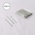thumbnail image 4 of Hair Pins, 50pc Silver Bobby Pins Hair Grips, Ideal for Fine Hair - Does Not Peel Off (5cm), 4 of 5