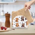 thumbnail image 6 of Bears Leaves Napkin Holder for Table Clear Napkin Stand Paper Holder Acrylic Organizer Dispenser Napkins for Dinner Kitchen Restaurant Room, 6 of 8