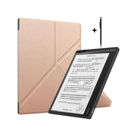 Slim Case for Kobo Elipsa 2E 10.3 inch 2023 - Premium Leather Case Protective Smart Folio Shell Cover with Pen Holder, Auto Wake/Sleep, Multi-Viewing Angles, Stylus Pen