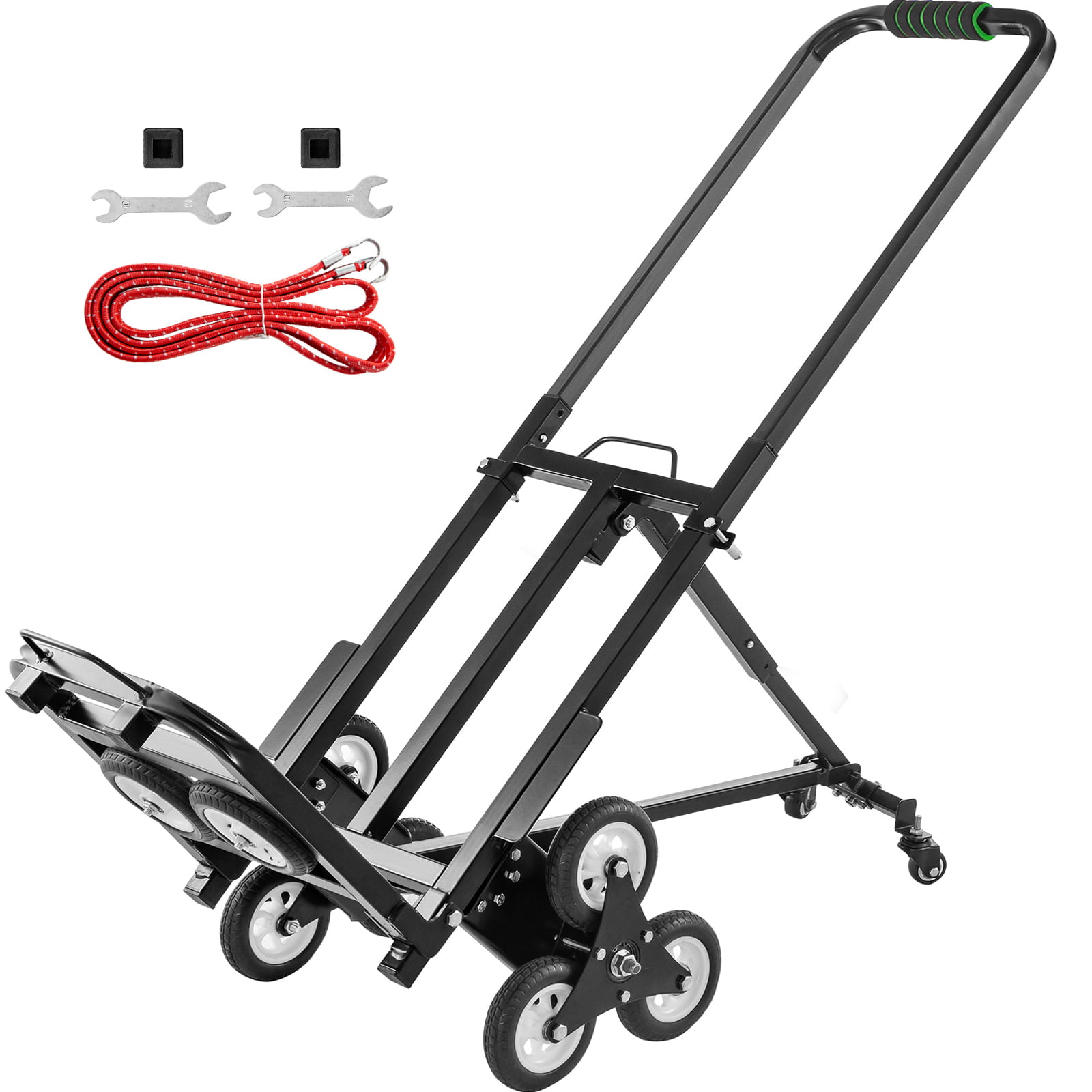 Heavy Duty Furniture and Appliance Portable Adjustable Base Rolling Dolly Cart Qivor Mobile Dolly Roller with 8 Locking Wheels 