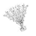 thumbnail image 1 of Raindrops 1Pack Silver Metal Foil Star Table Decor Lightweight For Anniversary And Memorial, 1 of 8