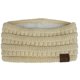 thumbnail image 3 of Women Fashion Bohemia Knitting Headband Handmade Keep Warm Elastic Plush Hairband Gift For Girl Friend, 3 of 5