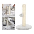 thumbnail image 4 of Rascador para gatos con de sisal de hierba gatera, protector de muebles, raspadores para gatos, 30 cm de alto - marrón Sunnimix Poste rascador para gatos, 4 of 8