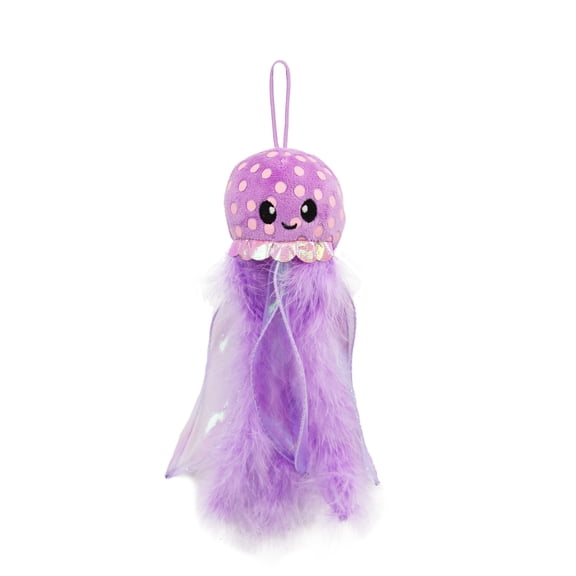 Catstages Glow N' Pounce Octopus Kicker Cat Toy with Catnip, Glows in the Dark, Loop for Wand Attachment