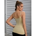 thumbnail image 2 of DARING DIVA Women's Slim Adjustable Straps Tummy Control Shapewear Camisoles Beige XXL, 2 of 6