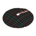 thumbnail image 2 of Kll Buffalo Plaid Dark Green Christmas Tree Skirt 30",Party Decorations Farmhouse For Christmas Decorations Holiday Party, 2 of 8