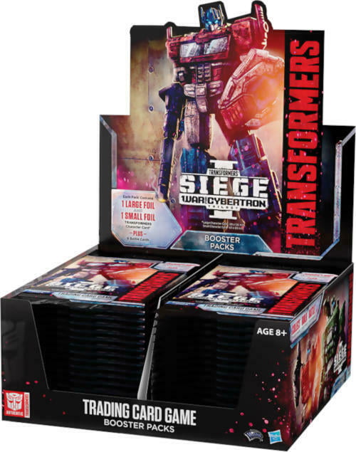 SIEGE BOOSTER BOX IN HAND! WAR FOR CYBERTRON TRANSFORMERS TCG 