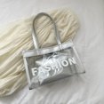 thumbnail image 1 of Bolsa De Hombro Moda mujer embrague impermeable transparente axila bolsa para mujer (plata) Sywqhk Para Estrenar, 1 of 8