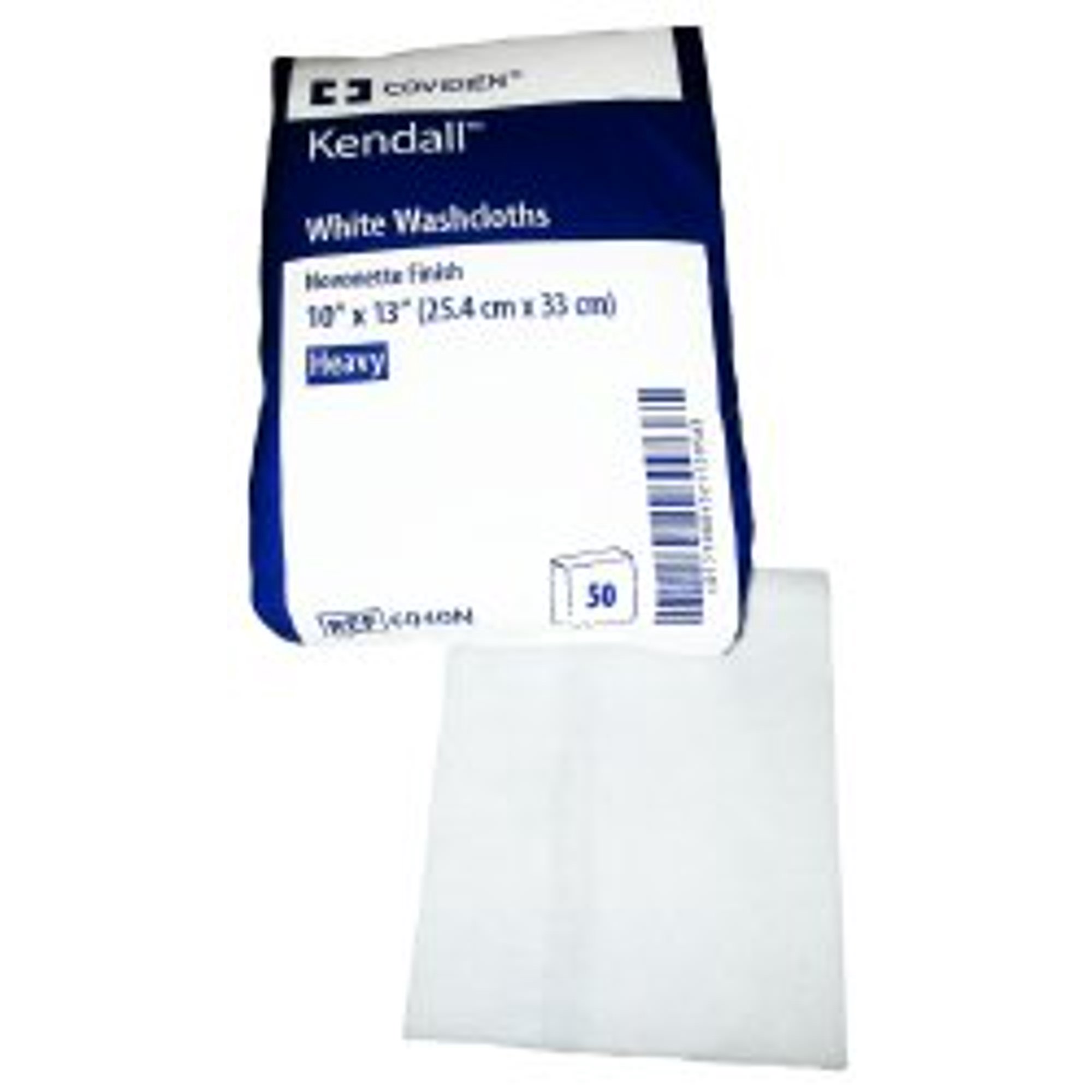 Excilon Washcloth 10 X 13 Inch White Disposable Pack of 50