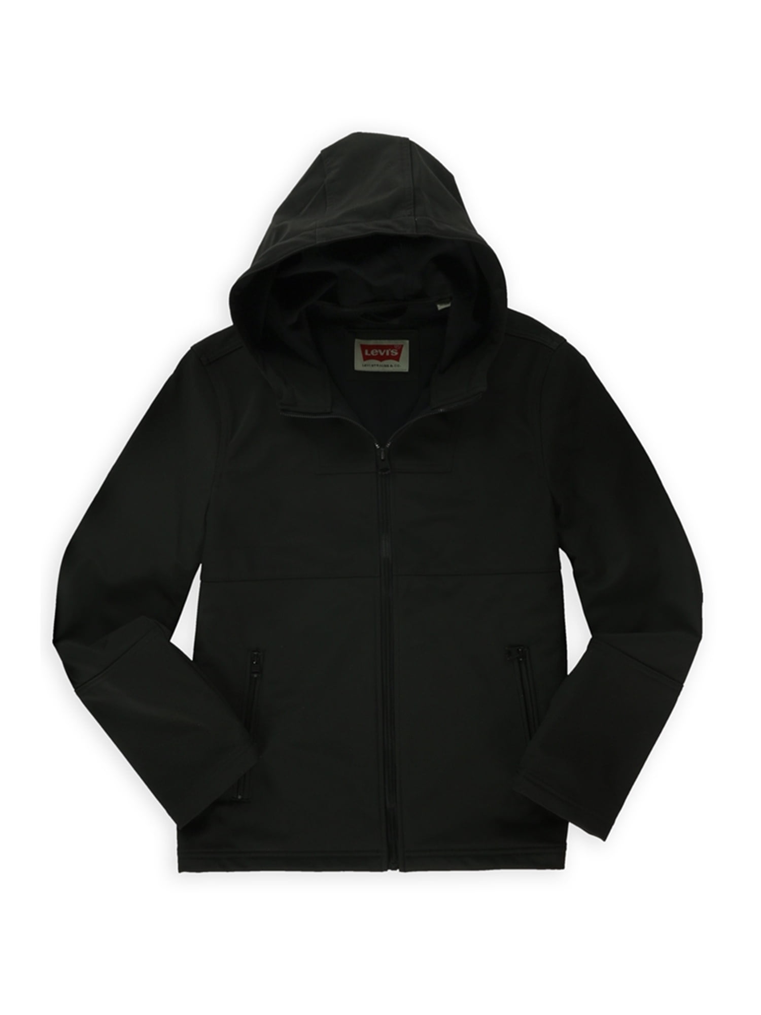 levi's men's soft shell hooded trucker jacket