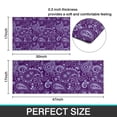 thumbnail image 7 of Purple Paisley Pattern Kitchen Rugs Sets Of 2,Anti Fatigue Kitchen Mat Rugs Non Slip Washable,Decorative Kitchen Floor Mats for Kitchen,Sink,Laundry,17"x30"+17"x47", 7 of 7