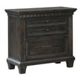 thumbnail image 1 of Table de Chevet en Acier Picket House Furnishings en Chêne Gris Fumé, 1 of 9