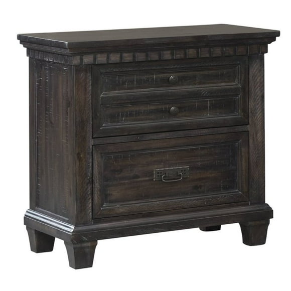 Picket House Furnishings Steele Nightstand in Smokey Gray Oak