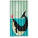 thumbnail image 1 of ABPHQTO Cortina de ducha Whale and Bird Friend Cortina de ducha impermeable 90x180 cm, 1 of 2