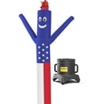 thumbnail image 2 of LookOurWay Air Dancers 10-Feet Tall American Flag Inflatable Tube Man Complete Set with Blower, 2 of 6
