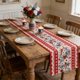 thumbnail image 5 of CaiYueKe Independence Day Table Runner Red Patriotic 13x72 Inch , Linen 4th of July Table Decoration ,Red White and Blue Patriotic Table Runners for Holiday Decor Dinging ,Party ,Kitchen, 5 of 7