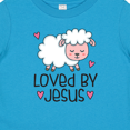 thumbnail image 4 of Inktastic Loved by Jesus Cute Baby Lamb Boys or Girls Baby T-Shirt, 4 of 5