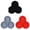 Red+Dark Gray+Black, variant on XIPYYKM 1 Pack Air Fryer Silicone Egg Mold, 4 Inch Jumbo Round Muffin Top Pans for Breakfast Sandwiches, Egg Bites, Hamburger Buns, Tart, Pancake