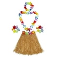 thumbnail image 2 of Falda de Grass con Flores Fortuning's JDS 40cm set Diadema Pulseras Collar Hula, 2 of 2