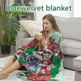 thumbnail image 5 of Stitch 51"*59" Christmas Flannel Blanket - Cartoon Cute Pet Design for Naps & Sofa UseStitch_#C152, 5 of 5