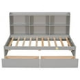 thumbnail image 7 of ARCTICSCORPION Kids 44.8" Built-in Bookshelves Bed Frame, Twin, 7 of 7