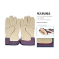 thumbnail image 3 of Safety Work Gloves, Leather Work Gloves,Industrial Operating Gloves for Cold Environments,Cold-Proof,Abrasion-Resistant ,Wide Use, 3 of 7