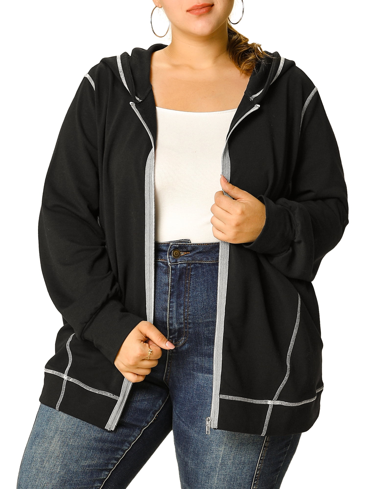 USA Women Girl Fleece Cardigan Long Sleeve  Outwear Tassel Casual Jackets 