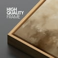 thumbnail image 5 of Large Framed Canvas Print The Good Shepherd Framed Canvas - Jesus Leading Sheep Spiritual Artwork Wall Art Decorative Ready to Hang Painting for Living room Bedroom - 60"x30" Natural Frame, 5 of 7