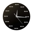 thumbnail image 4 of Reloj de pared motivacional, reloj silencioso decorativo, adorno de pared acrílico. negro, 4 of 9