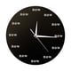 thumbnail image 4 of Reloj de pared motivacional, reloj silencioso decorativo, adorno de pared acrílico. negro, 4 of 9