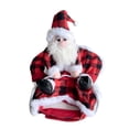 thumbnail image 2 of Pet Christmas Santa Costume Funny Holiday Party Cosplay Outfit for Dogs Cats and All Breeds Red L, 2 of 7