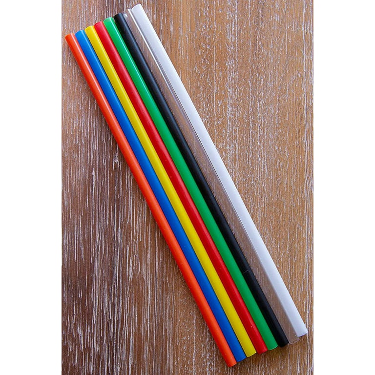 Plastic Straw – Slim Black 7.75″ “Collins”