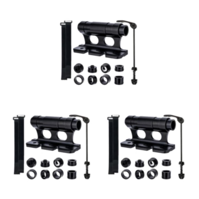 ZheElen Durable And Secure Front Fork Bracket Bicycle Rack – And Practical Easy black 3Set
