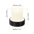 thumbnail image 2 of Tapones en forma de T Uxcell 8Pack, tapones de corcho para botellas de vino de 0.83 pulgadas, negros, 2 of 6