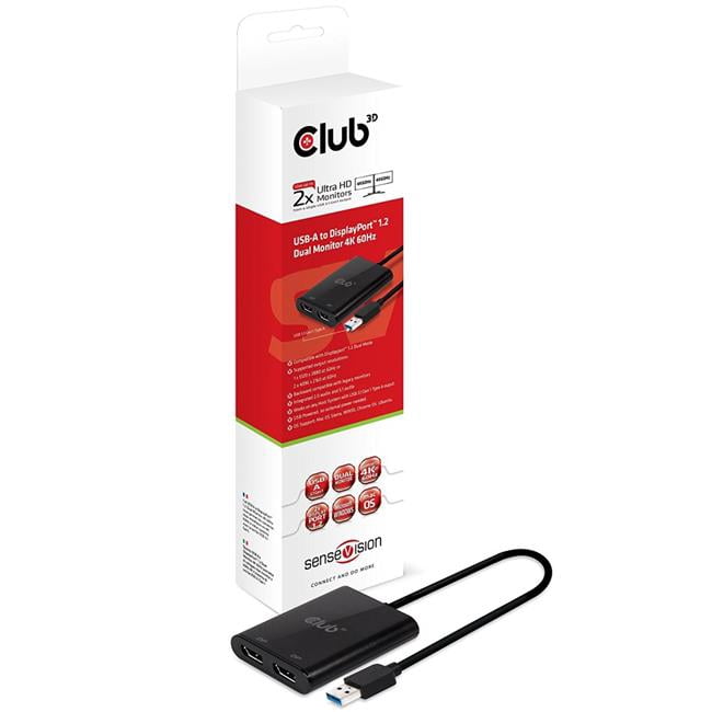 to DisplayPort 1.2 Dual Monitor 4K 60Hz 