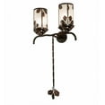 thumbnail image 2 of Meyda Tiffany 213253 Blue Oak 2 Light 40" Tall Wall Sconce - Hanna Copper / Cimarron, 2 of 2