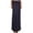 Navy, variant on Women's Trendy Style Solid Maxi Long Skirt