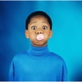thumbnail image 2 of Posterazzi DPI1806382 A Boy Blowing A Bubble Poster Print by Ron Nickel, 15 x 15, 2 of 4